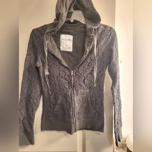 Lace, full zip hoodie